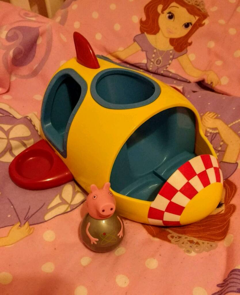 peppa pig weebles rocket